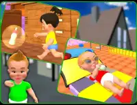 Little Baby Home Alone : Kids Fun & Care Game 3D Screen Shot 8