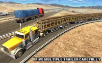 Long Trailer Truck Wood Cargo Logging Simulator Screen Shot 0