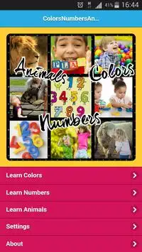 Colors Numbers Animals for Kid Screen Shot 0