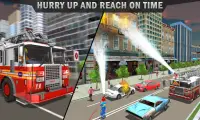 pompiere camion simulatore: salvare Giochi Screen Shot 4