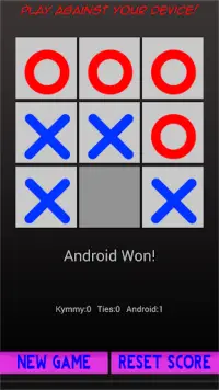 Glossy Tic Tac Toe Screen Shot 2