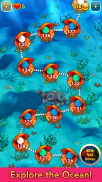 OceanuX - Underwater Match 3 Screen Shot 1