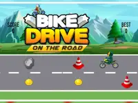 Bike Drive On The Road Screen Shot 2