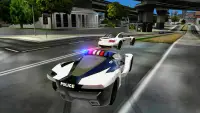 قيادة سيارة شرطة المدينة Screen Shot 3