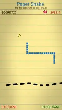 Paper Snake Screen Shot 1