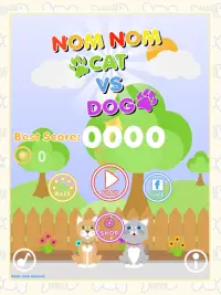 Nom Nom Cat vs Dog Screen Shot 2