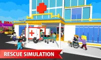Hospital Craft: Building Doctor Simulator Games 3D Screen Shot 1