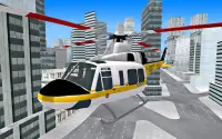 City Helicopter Fly Simulation Screen Shot 5