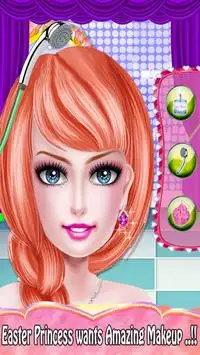 Easter Princess Stunning Spa games for girls Screen Shot 4
