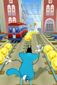 Adventure Oggy Subway Run Screen Shot 1