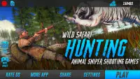 Wild Safari Hunting - Animal Sniper Shooting Games Screen Shot 0