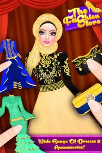 Hijab Puppe Modesalon Kleid oben Spiel Screen Shot 3