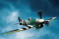 비행기 전투 경주 역사. 무료 재미있는 게임 Screen Shot 0