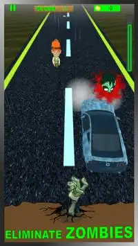 Zombie Road Kill Screen Shot 2