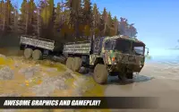 Camion dell'esercito alla guida di camionista sim Screen Shot 4