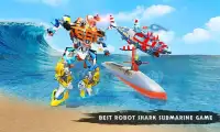 US Army Robot Shark Submarine Transform Robot Game Screen Shot 0