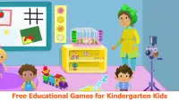 Kinder im Kindergarten - Spiele für Kinder Screen Shot 1