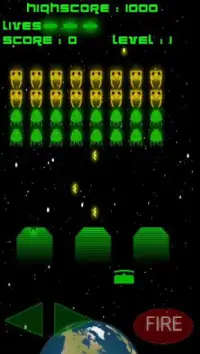 Invaders - Classic Retro Arcade Space Shooter Screen Shot 0