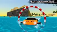 Water Car Stunt Racing Screen Shot 4