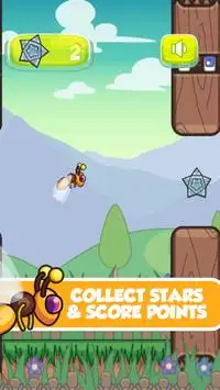 Flappy Bee: Honey Wings Screen Shot 3