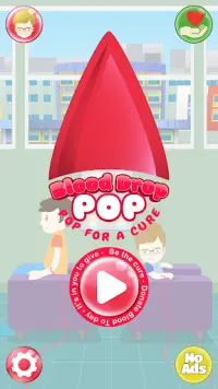 Blood Drop POP - POP for a CURE! Screen Shot 0
