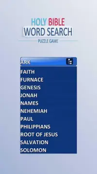 Bible Word Search Puzzle Game Screen Shot 11
