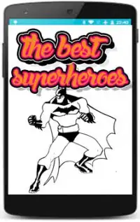 Superheroes coloring pages for kids Screen Shot 5