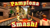 Pamplona Smash: Bull Runner Screen Shot 0