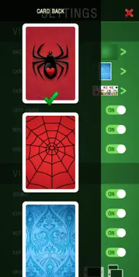 Spider Solitaire Screen Shot 8