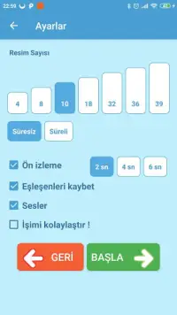 3 Resim Eşleştirme - Zor Bir Hafıza Oyunu Screen Shot 5