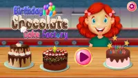 बर्थडे चॉकलेट केक फैक्ट्री: बेकरी शेफ गेम Screen Shot 7