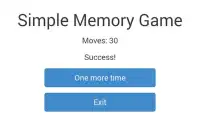 Memory Game Screen Shot 1