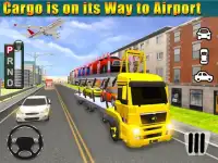 Vol d'Avion Cargo Sim: Transporteur de Voiture Screen Shot 1