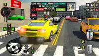 US Taxi Car Driving Games Screen Shot 0