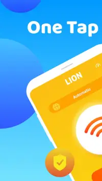 Lion VPN: मुफ्त वीपीएन प्रॉक्सी, साइट अनब्लॉक करें Screen Shot 0