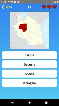 Tanzanie: les provinces - Quiz de géographie Screen Shot 1