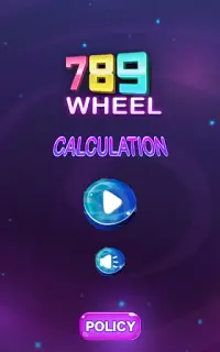 789 Wheel Calculation Game Screen Shot 5