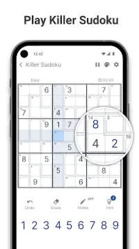 Killer Sudoku - Logic puzzles and number games Screen Shot 0