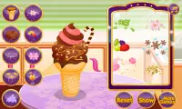 игра мороженого: приготовление и украшение Screen Shot 3