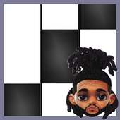 The Weeknd Lost in the Fire Piano Black Tiles