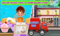 Colorful Cupcake Maker Factory: Bakery Shop Games Screen Shot 4