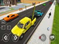 Crazy tow truck 2020: 3D Euro pagmamaneho simulato Screen Shot 1