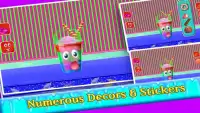 DIY arco iris fango creador hielo comida Screen Shot 3