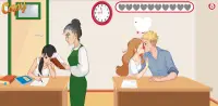 Secret High School Kissing - Kiss Games For Girls Screen Shot 2