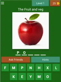 Guess The Fruit and veg - Guess The Names Screen Shot 13