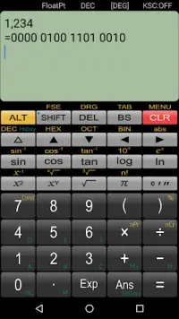 Научный калькулятор Panecal Screen Shot 5
