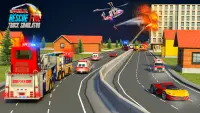 Firefighter FireTruck Games Screen Shot 4