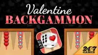Valentine's Day Backgammon Screen Shot 0