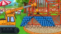 شاحنة البناء ألعاب أطفال Screen Shot 1