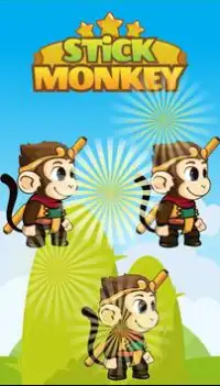 Stick Monkey Hero Screen Shot 1